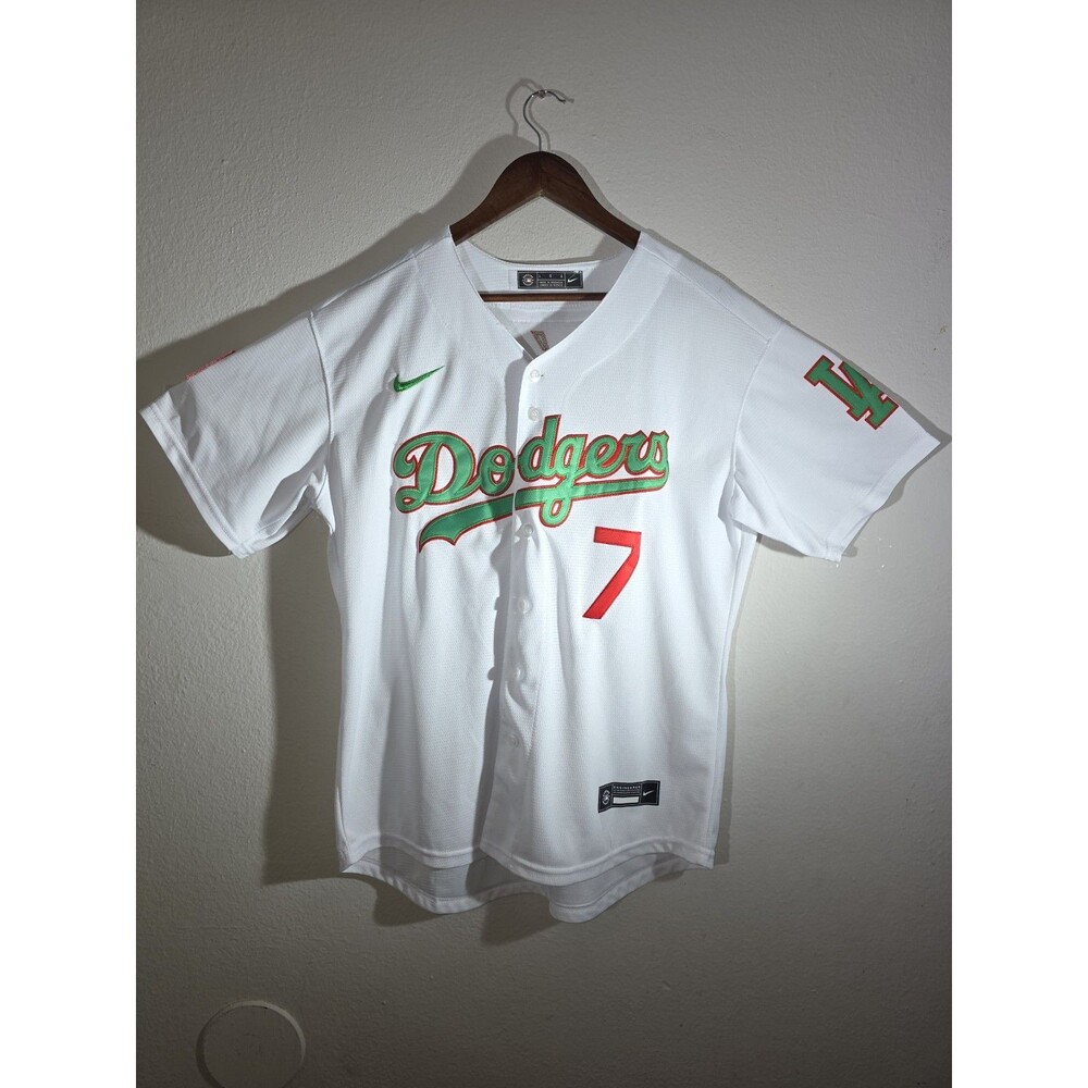 Los Angeles Dodgers Jersey Size L Julio Urias World Series 2020 Mexico White